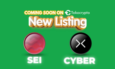 Tokocrypto akan Listing Token SEI dan CYBER pada 15 Agustus 2023. Sumber: Tokocrypto.