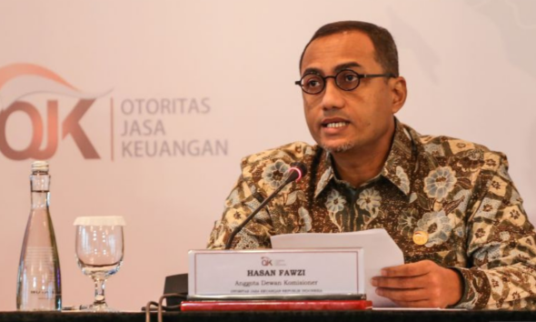 Hasan Fawzi sebagai Kepala Eksekutif Pengawas Inovasi Teknologi Sektor Keuangan, Aset Keuangan Digital dan Aset Kripto merangkap Anggota DK OJK. Sumber: Antara.