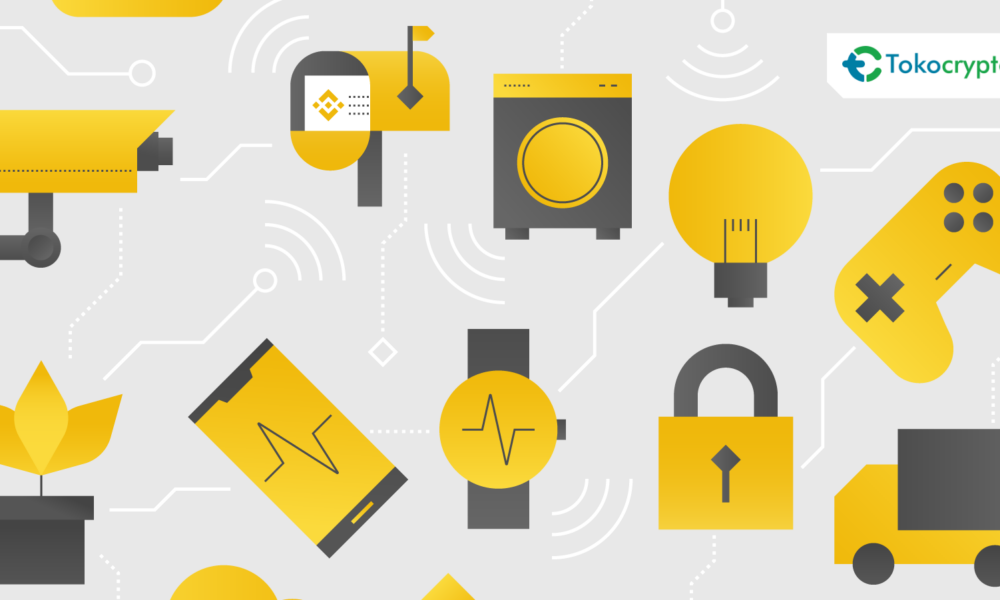 Manfaat Blockchain untuk Internet of Things (IoT). Sumber: Binance Academy.