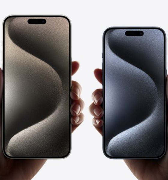 Ilustrasi iPhone 15. Sumber: Apple.