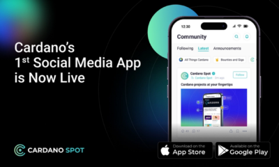 Cardano Luncurkan Aplikasi Media Sosial Desentralisasi. Sumber: Cardano Spot.