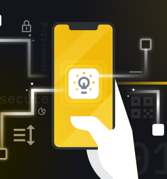 Definisi dan Keuntungan Aplikasi Terdesentralisasi (DApp). Sumber; Binance Academy.