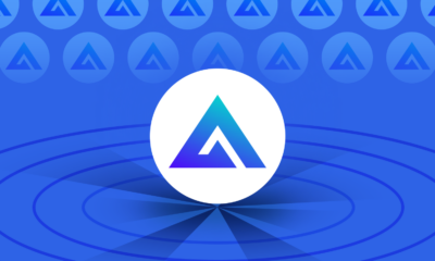 Ilustrasi aset kripto GMX.