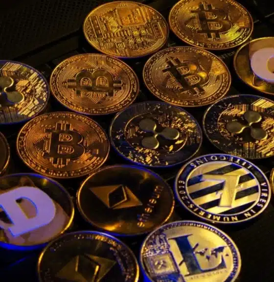 Ilustrasi aset kripto.