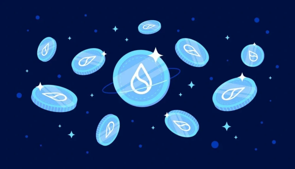 Ilustrasi kripto token SUI. Sumber: Decrypt.