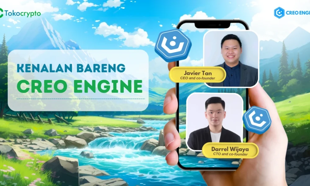 AMA (Ask Me Anything) Tokocrypto dengan Javier Tan (CEO dan Co-Founder Creo Engine) dan Darrel Wijaya (CTO dan Co-Founder Creo Engine).