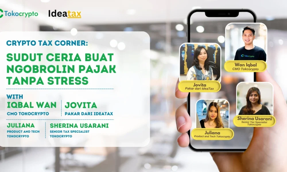 Tokocrypto Sosialisasikan Lapor Pajak Transaksi Kripto di Acara Crypto Tax Corner.
