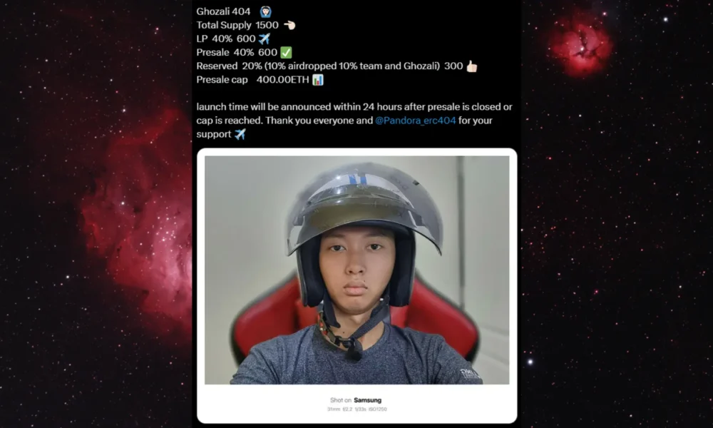 Ghozali Everyday Raup Rp2,8 Miliar Dalam Presale Memecoin.