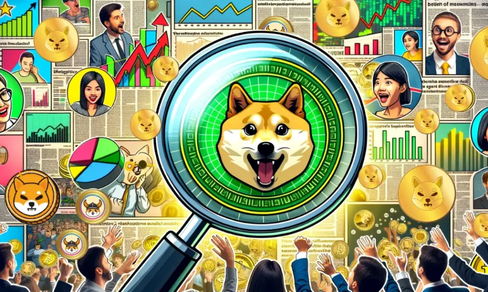 Ilustrasi memecoin.