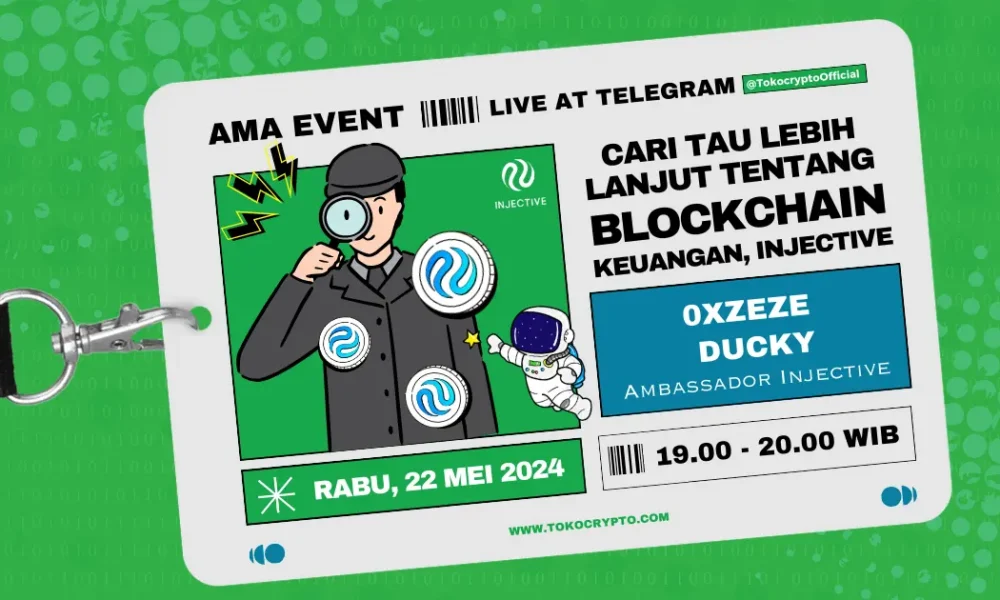 Ilustrasi AMA Telegram Tokocrypto x Injective.