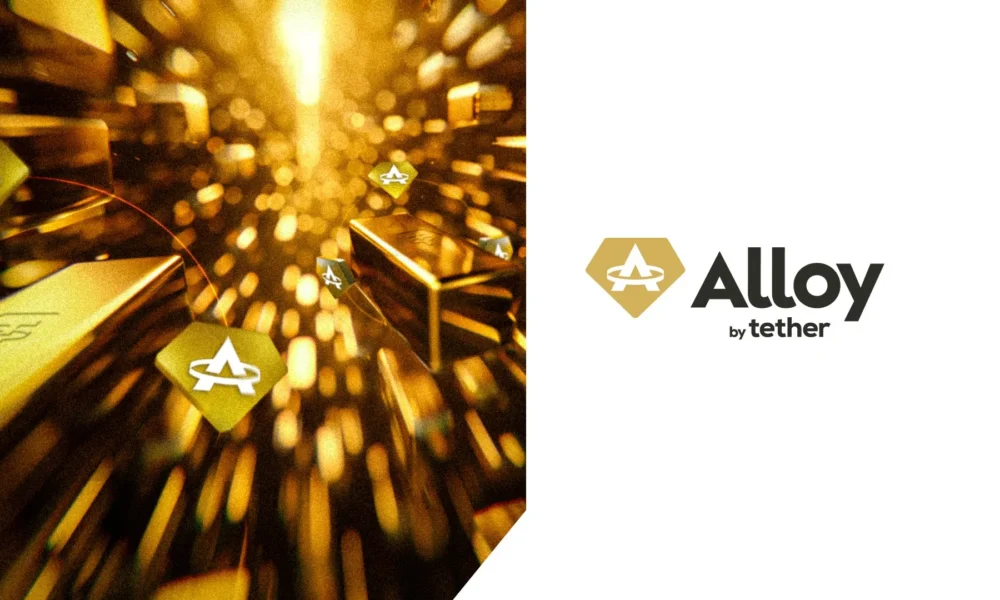 Ilustrasi Alloy by Tether, aset pertama yang didukung emas.