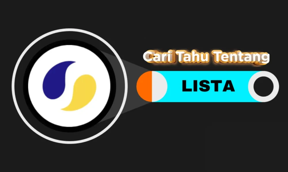 Ilustrasi aset kripto Lista (LISTA).