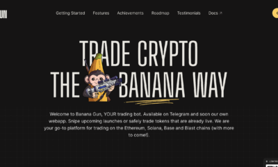 Ilustrasi website Banana Gun (BANANA)>