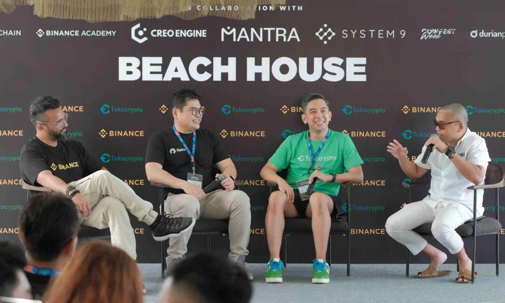 Tokocrypto x Binance Beach House. Sumber: Tokocrypto.