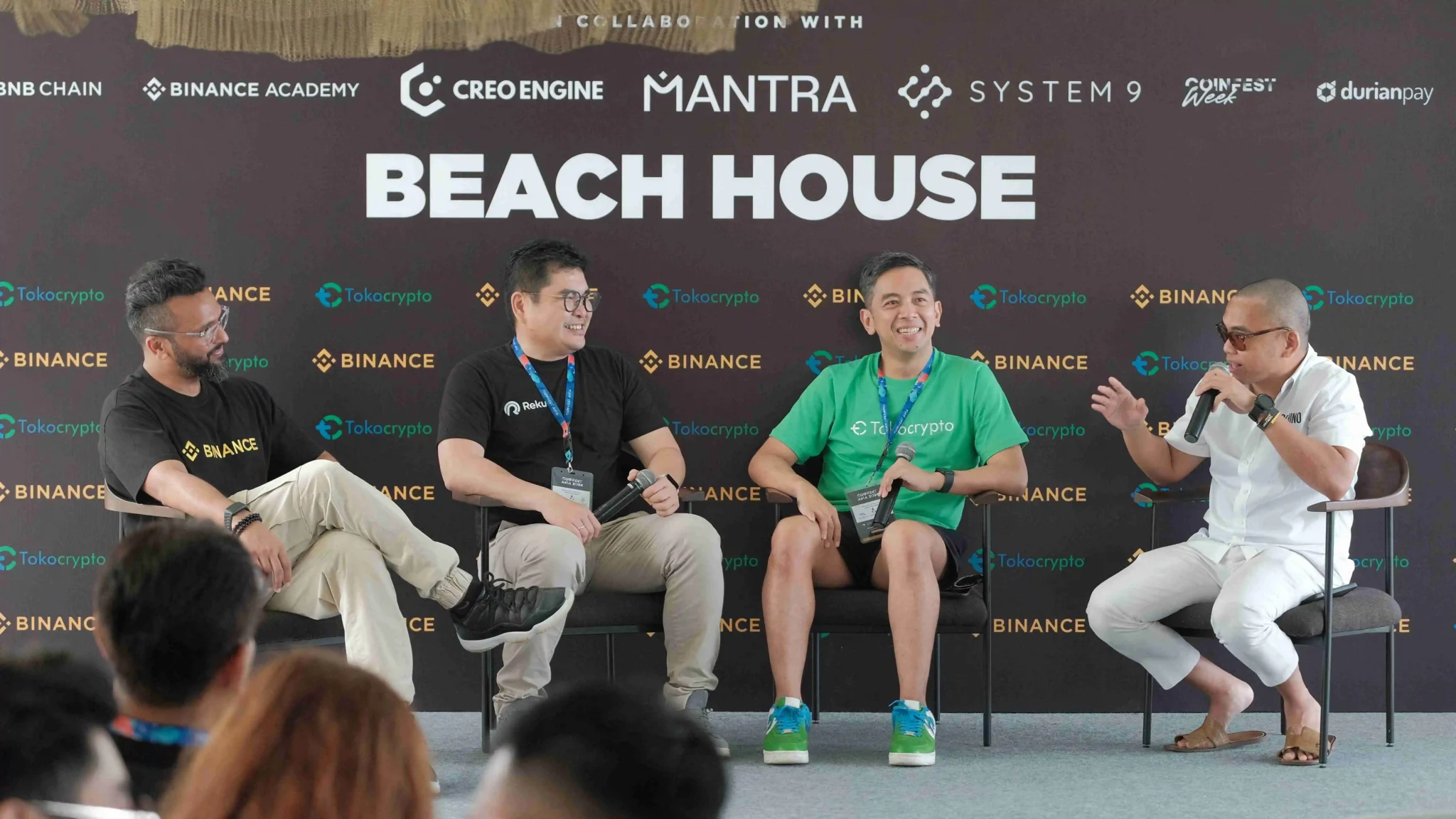 Tokocrypto x Binance Beach House. Sumber: Tokocrypto.