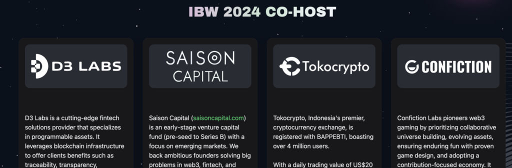 Indonesia Blockchain Week (IBW)