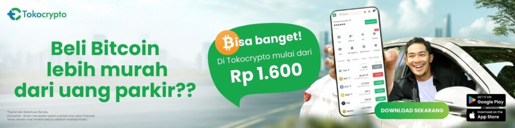 Banner Beli Bitcoin Mulai dari Rp 1.600