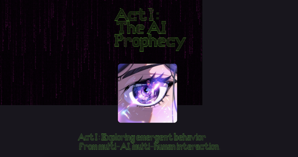 Act I: The AI Prophecy (ACT).