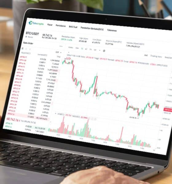 Ilustrasi pergerakan harga Bitcoin (BTC) di website Tokocrypto. Sumber: Tokocrypto.