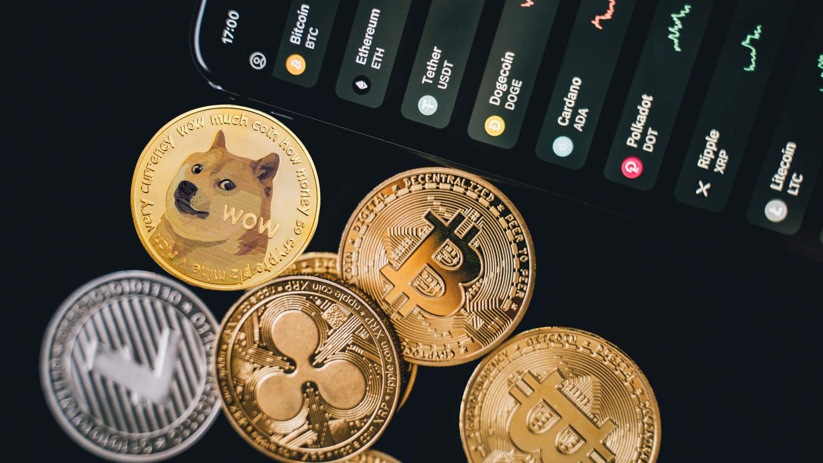 XRP & DOGE, Top Altcoin Pimpin Kenaikan Pasar Kripto Hari Ini