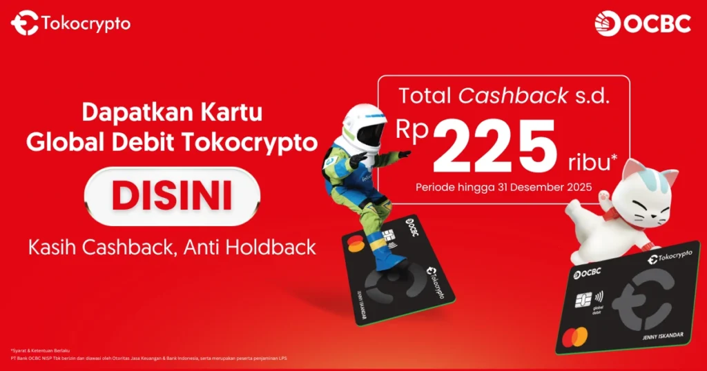 Klik gambar ini untuk daftar Kartu Global Debit Tokocrypto.