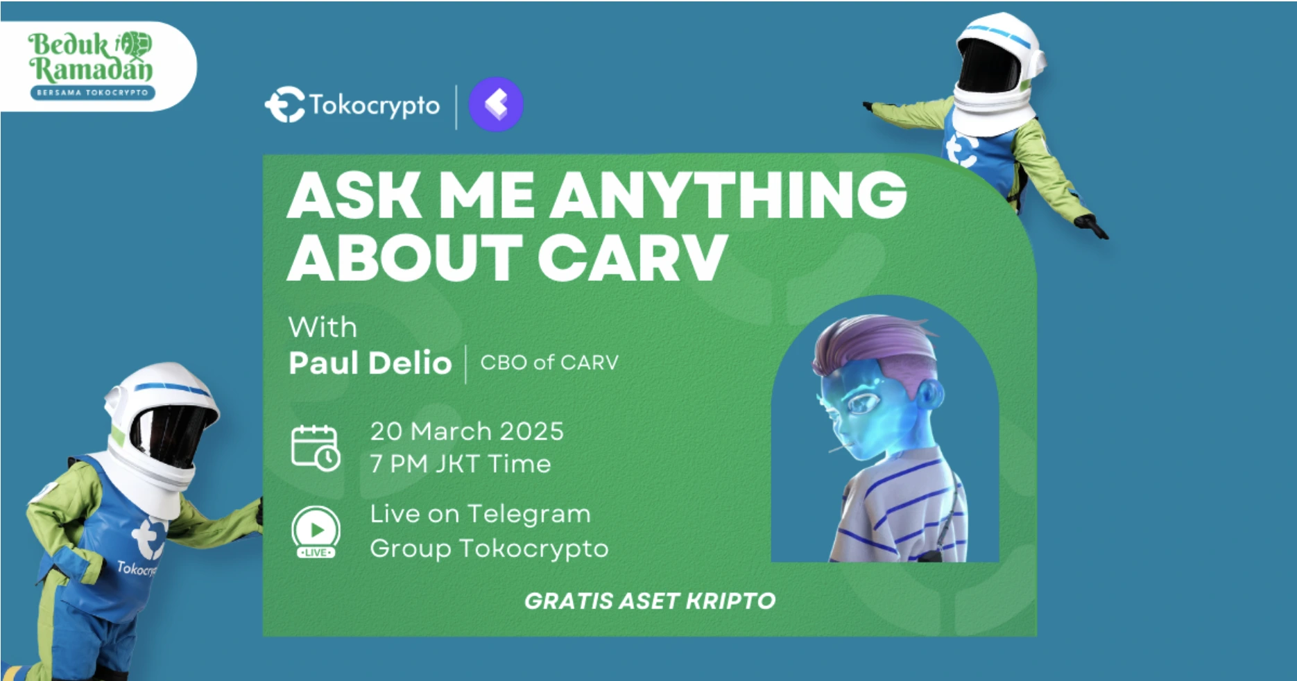 CARV AMA di Tokocrypto.