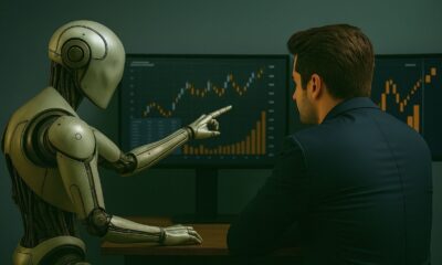 illustrasi AI trading