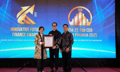 CEO Tokocrypto, Calvin Kizana menerima penghargaan sebagai The Most Innovative Future Finance Awards 2025 for Improving Customer Experience and Enhancing Competitive Advantages to the Broader Market.
