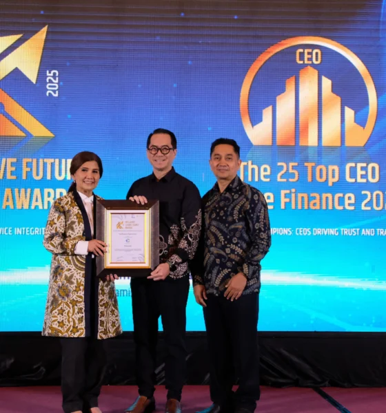 CEO Tokocrypto, Calvin Kizana menerima penghargaan sebagai The Most Innovative Future Finance Awards 2025 for Improving Customer Experience and Enhancing Competitive Advantages to the Broader Market.