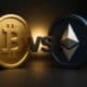 Harga BTC vs Ethereum