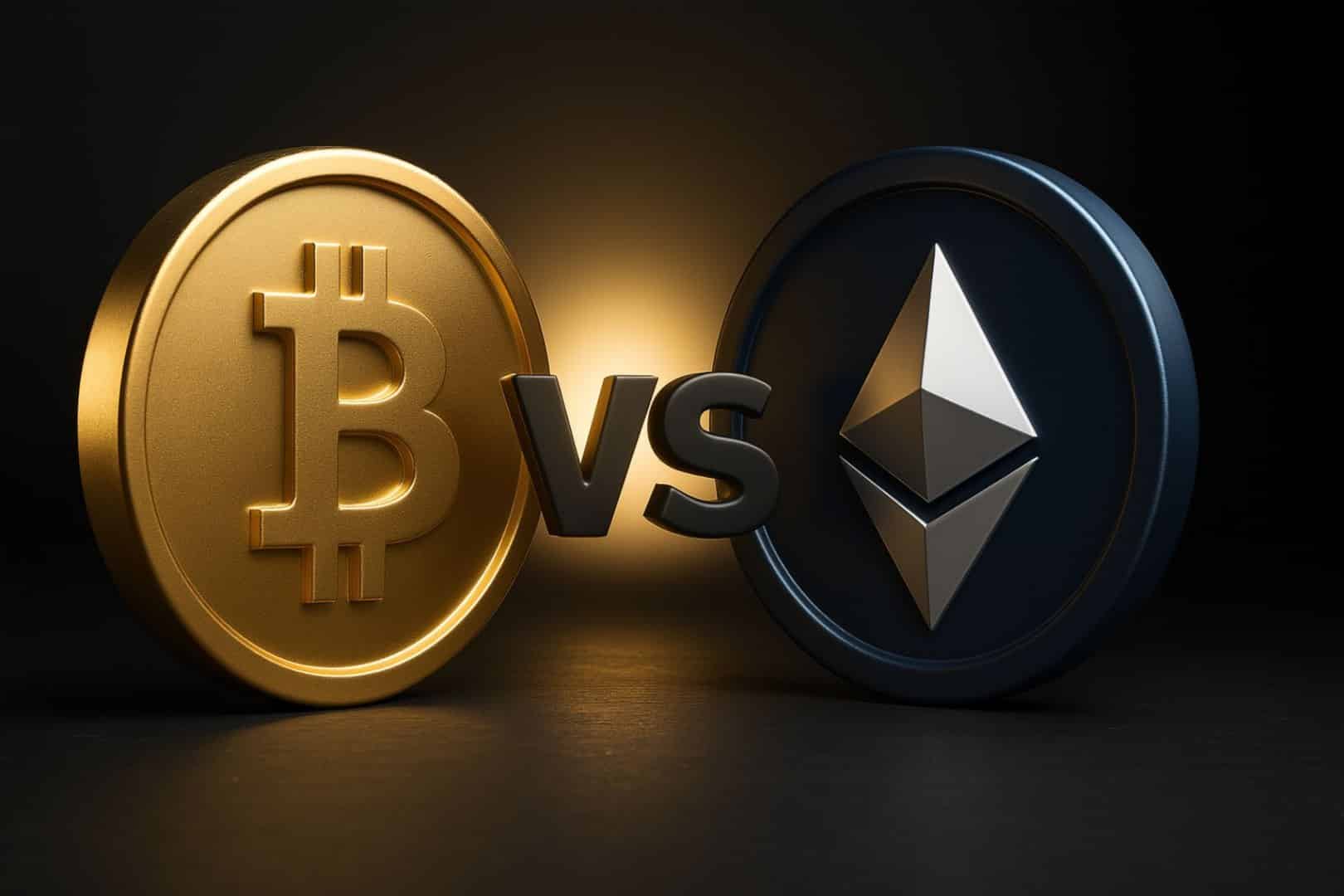 Harga BTC vs Ethereum