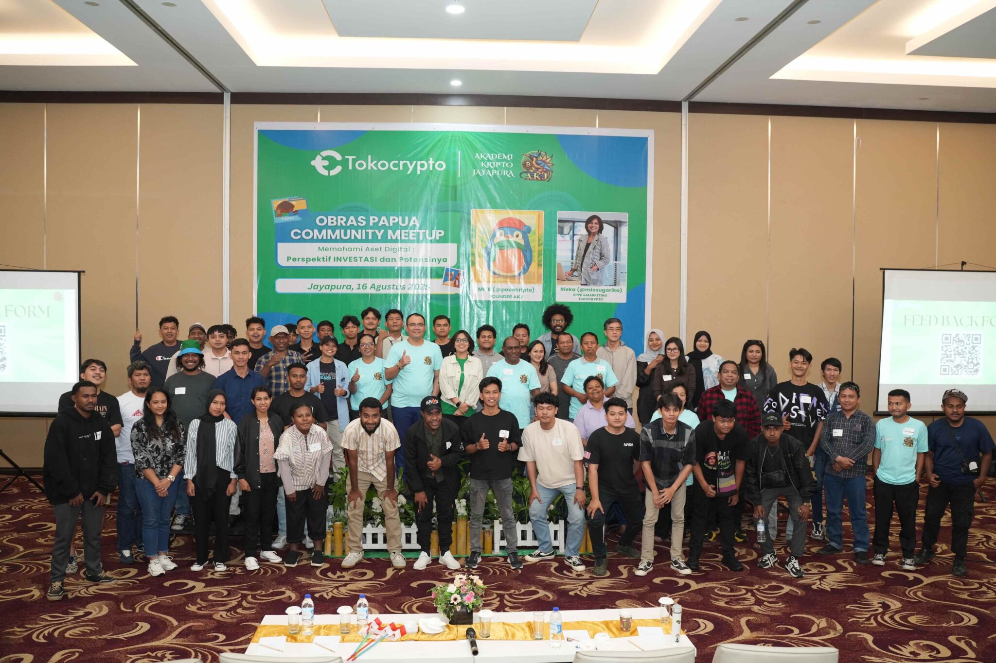 Tokocrypto OBRAS (Obrolan Komunitas) di Jayapura Papua.