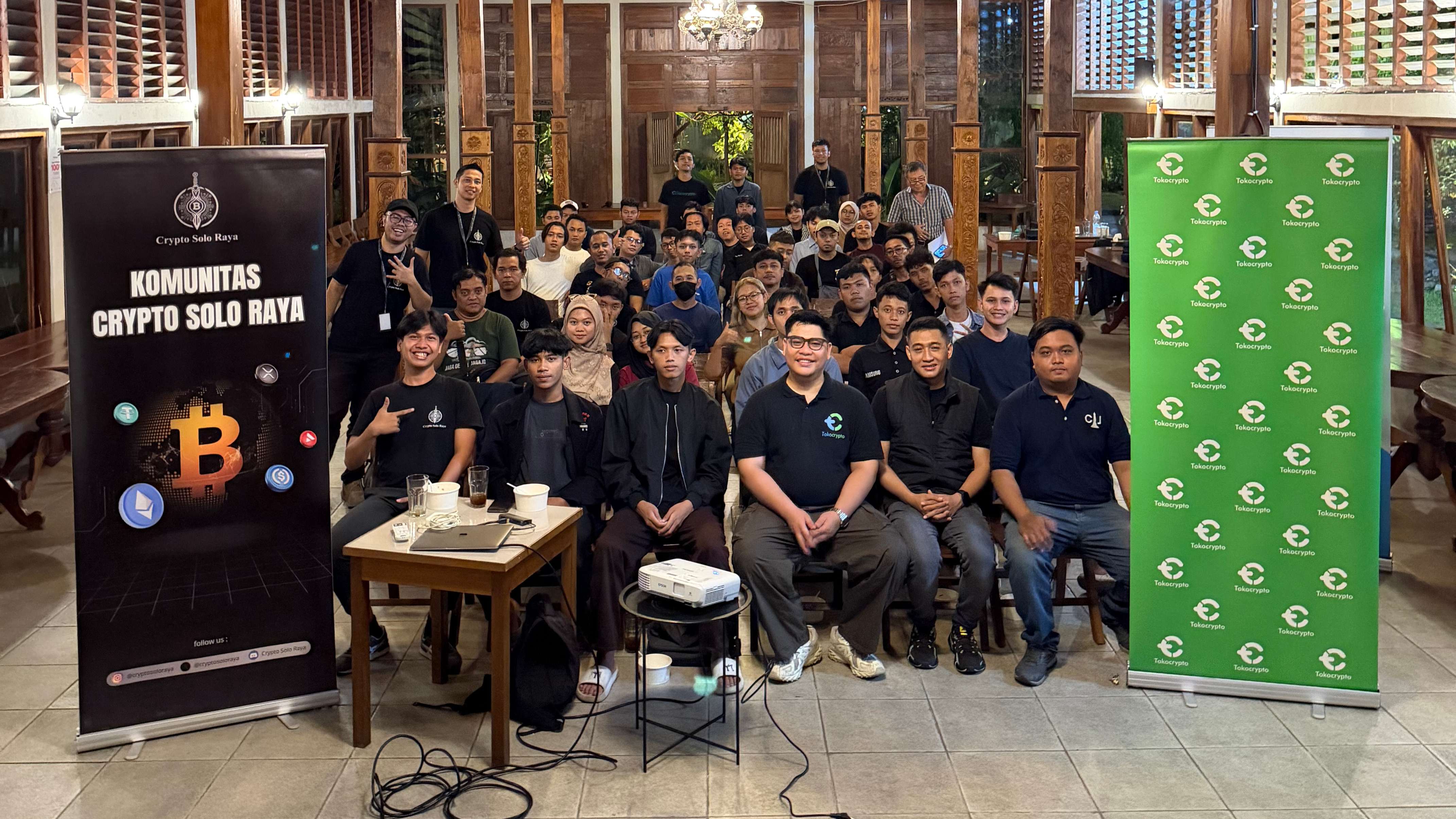 Rangkaian kegiatan literasi kripto dalam program Bulan Literasi Kirpto (BLK)2026 di kota Klaten, Jawa Tengah.