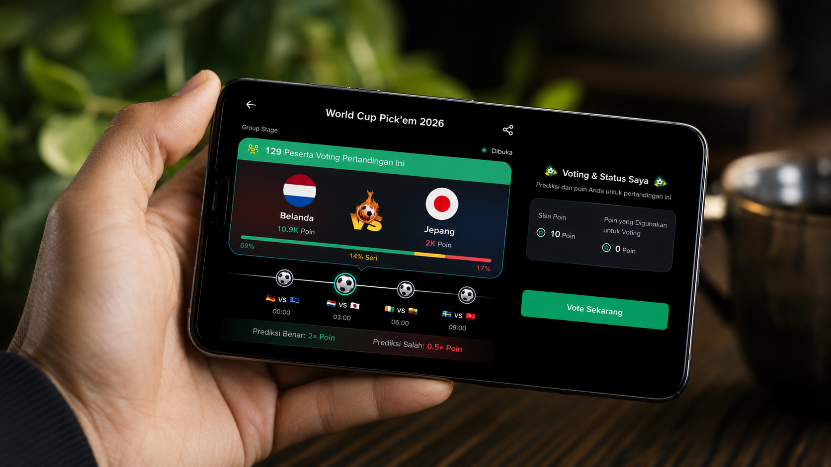 Game World Cup Pick’em 2026