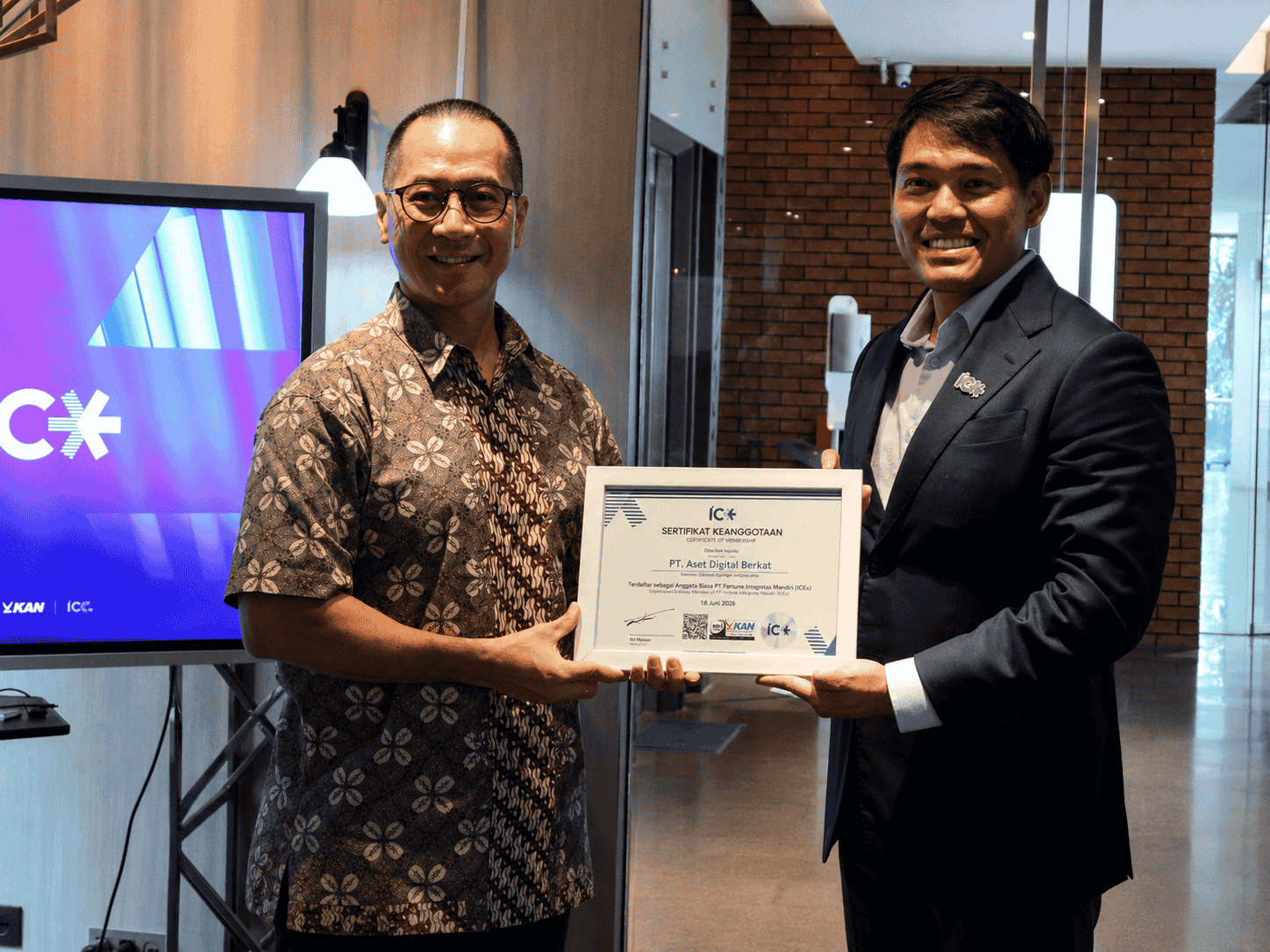 Tokocrypto bergabung ke ICEx Groups.